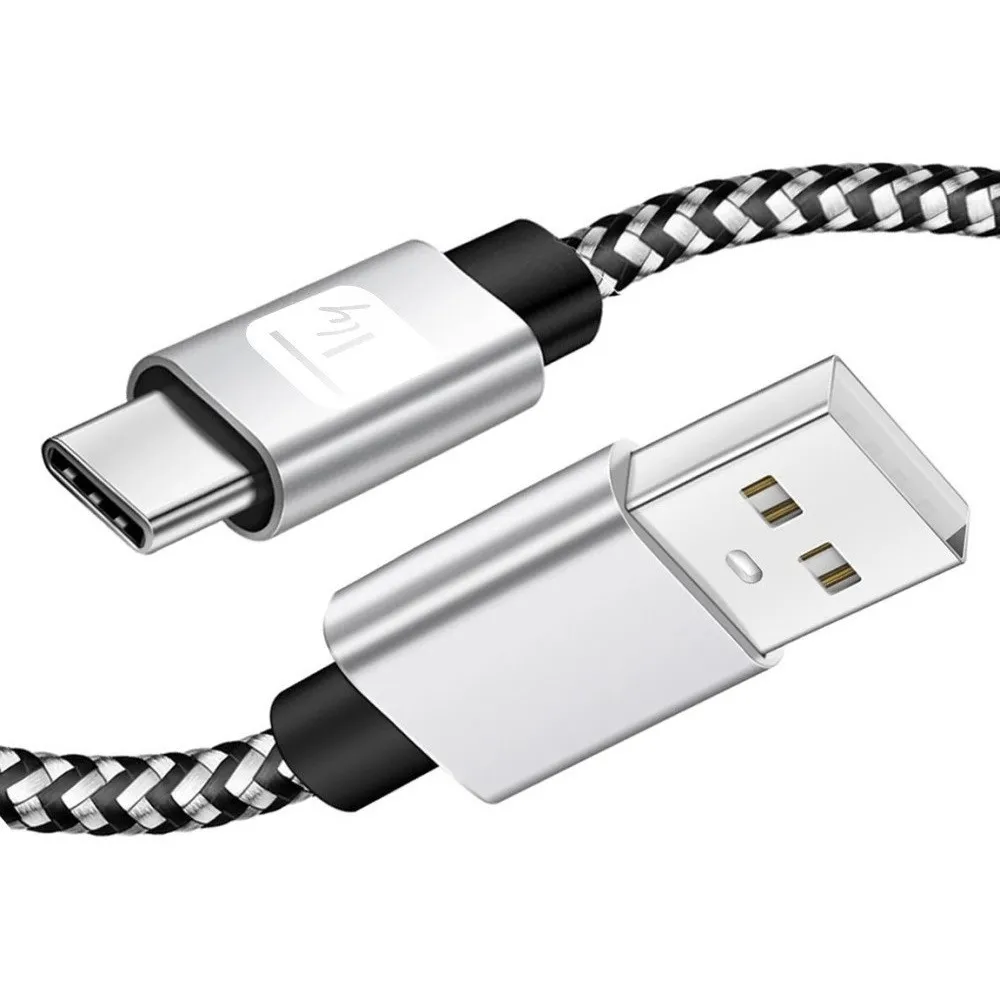 Techly 369984 Kabel USB 2.0 AM-CM 50cm 3A oplot - B2B Netinet