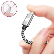 Techly 369984 Kabel USB 2.0 AM-CM 50cm 3A oplot - B2B Netinet