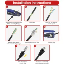 Osłonka wtyku RJ45 szara 10 sztuk