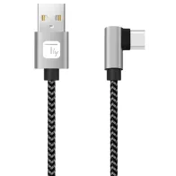 Techly 620041 Kabel USB 2.0 AM-CM kątowy 50cm 3A - B2B Netinet