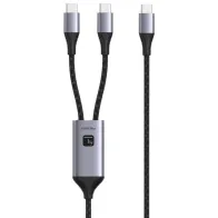 Techly 369533 Kabel USB-C na 2x USB-C 100W PD QC - B2B Netinet