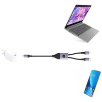 Techly 369533 Kabel USB-C na 2x USB-C 100W PD QC - B2B Netinet