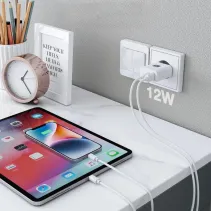 Techly 620430 Ładowarka sieciowa 2x USB 12W 2.4A max - B2B Netinet