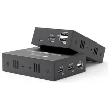 Techly 369588 KVM Extender HDMI+USB Kat6 100m 1080p - B2B Netinet
