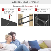 Barkan E400+ Wieszak TV 13-90" ścienny slim 28mm - B2B Netinet