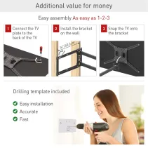 Barkan 4400 Wieszak na telewizor 83" obrotowy - B2B Netinet