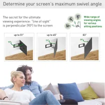 Barkan 4400 Wieszak na telewizor 83" obrotowy - B2B Netinet