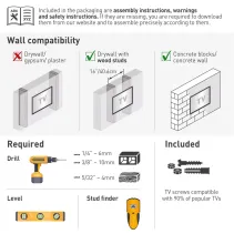 Barkan 4400 Wieszak na telewizor 83" obrotowy - B2B Netinet