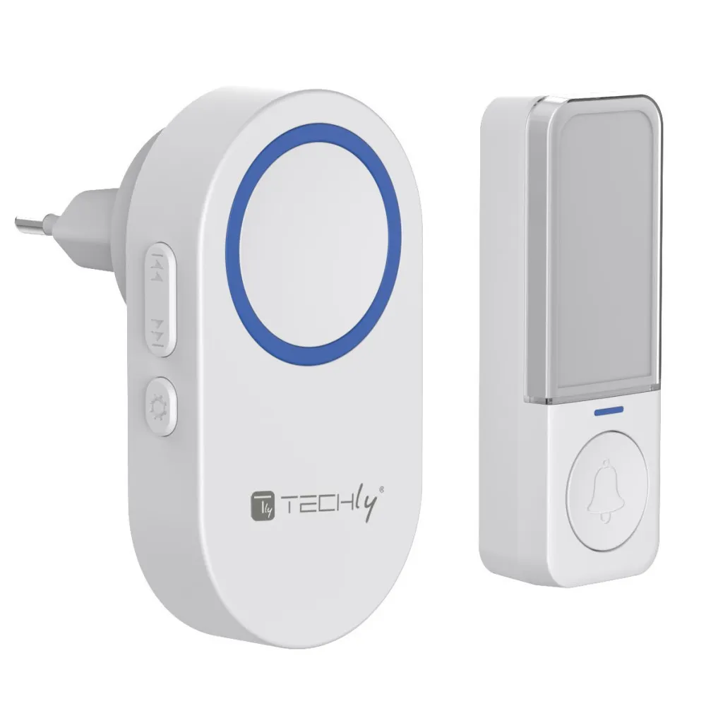 Dzwonek kinetyczny zestaw nadajnik i odbiornik, IP56, 180m