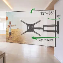 Barkan BM443XL Długi wieszak do telewizora 86" obrotowy - B2B Netinet