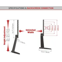 Barkan S40 Uniwersalne nóżki do telewizora 13-70" - B2B Netinet