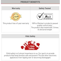 Barkan E812 Półka na telewizor pod dekoder DVB-T - B2B Netinet