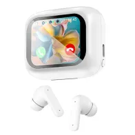 Słuchawki bezprzewodowe dokanałowe Bluetooth, etui z ekranem LCD, redukcja szumów ANC, equalizer