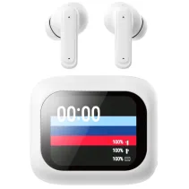 Słuchawki bezprzewodowe dokanałowe Bluetooth, etui z ekranem LCD, redukcja szumów ANC, equalizer