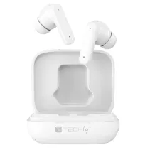 Słuchawki bezprzewodowe dokanałowe Bluetooth, etui z ekranem LCD, redukcja szumów ANC, equalizer