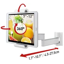 Barkan T54 Obrotowy uchwyt ścienny do tabletu 7-12" - B2B Netinet