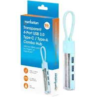 Manhattan 181020 4-Portowy hub USB 3.2 Gen1 Typ-C/A - B2B Netinet