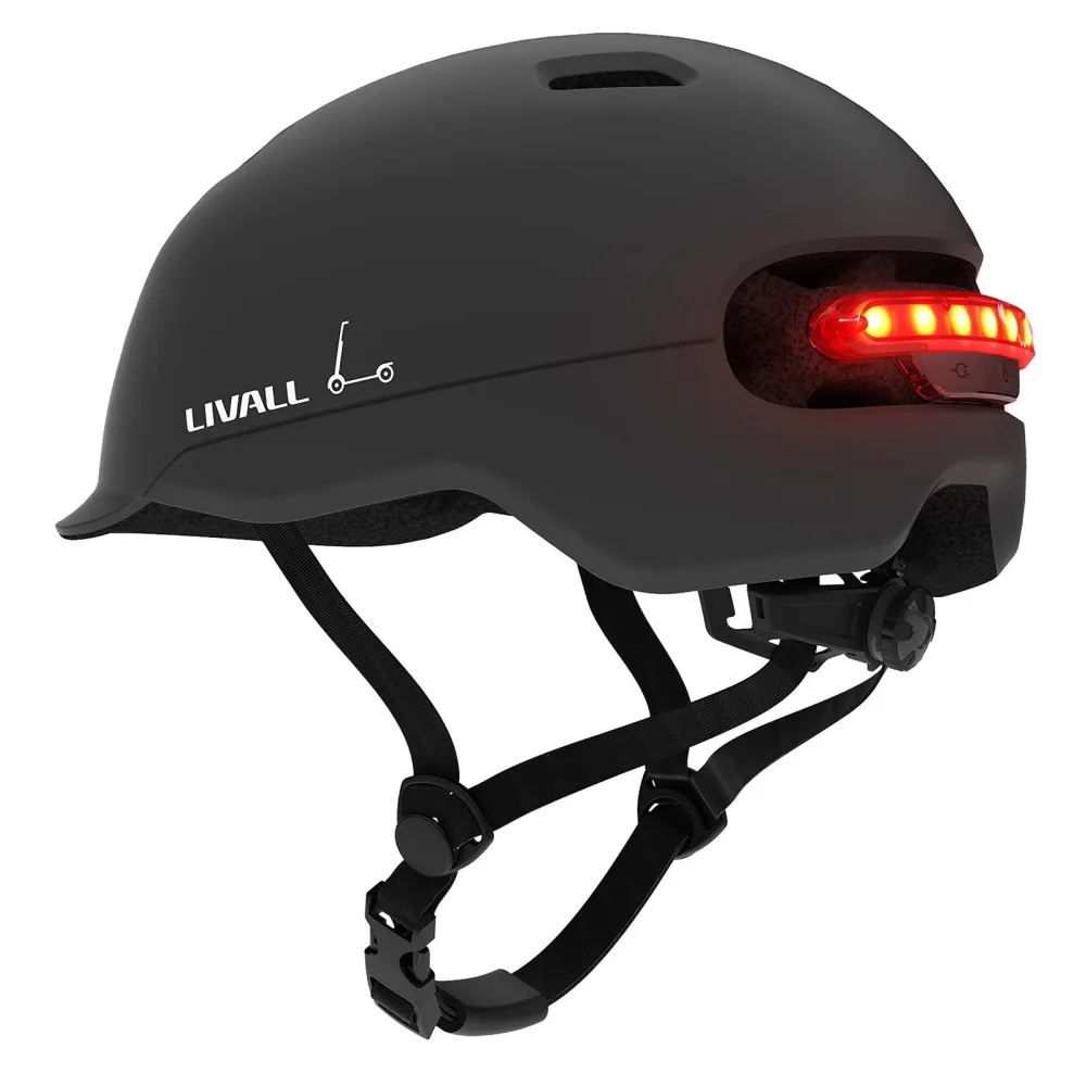 Kask Livall C20 Neo 57-61cm czarny z LED i SOS - B2B Netinet
