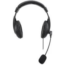 Manhattan 179843 Zamknięte słuchawki USB z mikrofonem - B2B Netinet