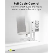 Uchwyt ścienny do głośników Modern Era 1 Flex, biały