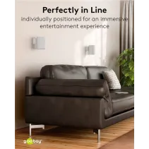 Uchwyt ścienny do głośników Modern Era 1 Flex, biały