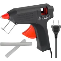 Pistolet do kleju na gorąco, do sztyftów 11-12 mm, 20W, 2 sztyfty w zestawie