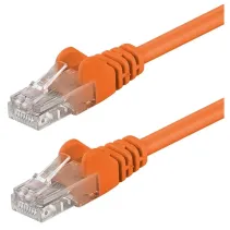 Patchcord Cat5e UTP 3m CCA pomarańczowy