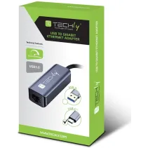 Techly 366938 Karta sieciowa USB-C Gigabit RJ45 - B2B Netinet