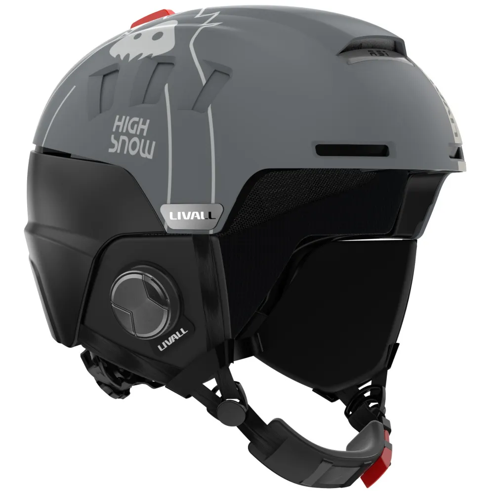 Livall RS1 Yeti Kask narciarki z Bluetooth i SOS 57-62cm - B2B Netinet