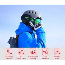 Livall RS1 Yeti Kask narciarki z Bluetooth i SOS 57-62cm - B2B Netinet