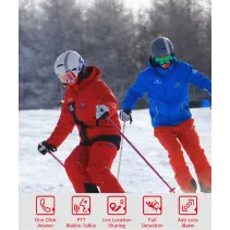 Livall RS1 Yeti Kask narciarski z Bluetooth i SOS 57-62cm - B2B Netinet