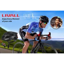 Kask Livall BH60SE Neo V2 55-61cm Bluetooth LED/SOS - B2B Netinet