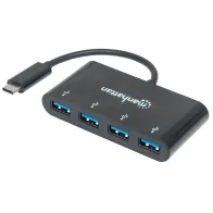 Hub USB 3.0 4-portowy na złączu USB-C