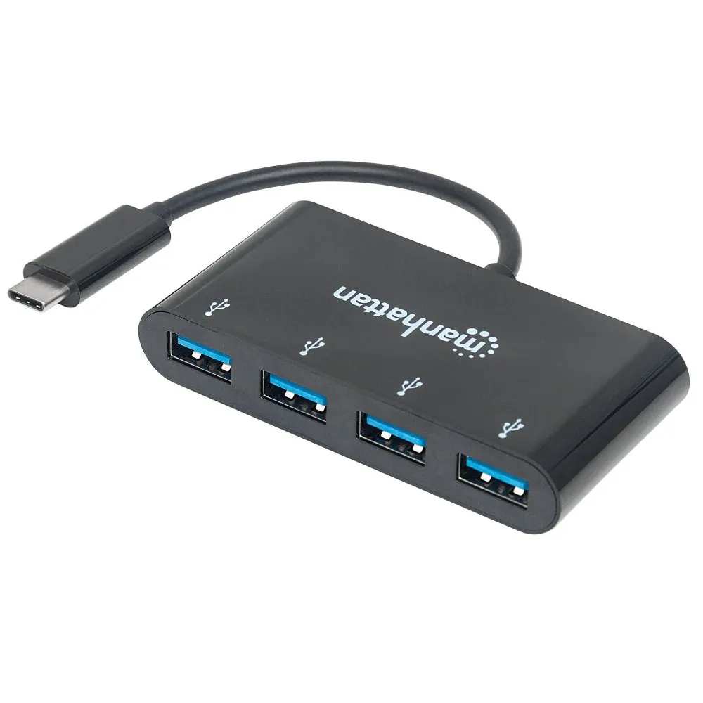 Hub USB 3.0 4-portowy na złączu USB-C