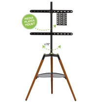 Techly ICA-TR58 Drewniany stojak tripod TV 32-65" - B2B Netinet
