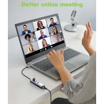 Techly 366907 Karta sieciowa USB 3.0 RJ45 Hub 3x USB - B2B Netinet