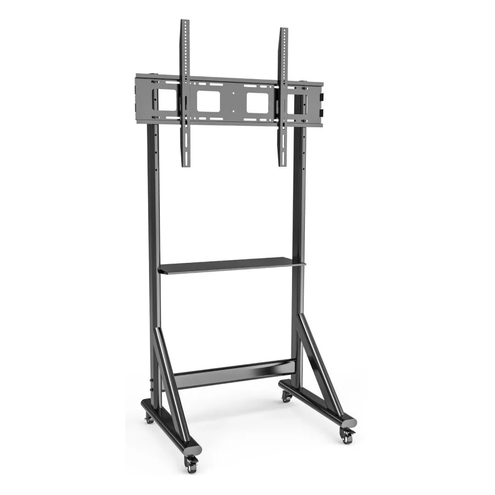 Techly 368741 Wózek do telewizora 55-100" z półką AV - B2B Netinet