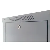 Szafa wisząca Rack 19" 12U 570x450, do samodzielnego złożenia, Flatpack, szara