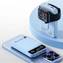 Techly 621307 Bezprzewodowy power bank 10K magnetyczny - B2B Netinet