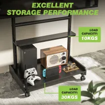 Techly 620874 Wózek do telewizora 50-86" z półkami AV - B2B Netinet