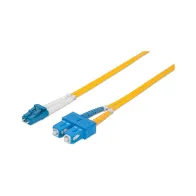 Patchcord światłowodowy OS2 9/125 SM SC-LC Duplex 15m