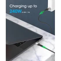 Manhattan 356381 Kabel USB4 Typ-C 2m 40Gbps 240W EPR 8K - B2B Netinet