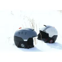 Kask narciarski Bluetooth 57-61cm Intercom/SOS biały