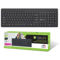 Techly 621635 Klawiatura bezprzewodowa chocolate - B2B Netinet