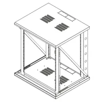 Szafa wisząca 22U 60/80 czarna