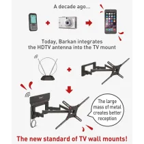Barkan VTM464L Wieszak do telewizora 90" z anteną DVB-T2 - B2B Netinet