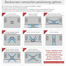 Barkan BM343XL Długi wieszak na telewizor 65" obrotowy - B2B Netinet