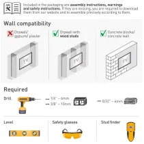 Barkan BM343XL Długi wieszak na telewizor 65" obrotowy - B2B Netinet