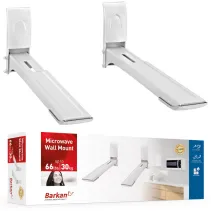 Barkan 114.W Uchwyt ścienny do mikrofali biały - B2B Netinet
