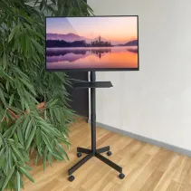 Techly 621819 Wózek do telewizora 32-60" z półką AV - B2B Netinet